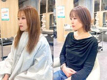「ロングに飽きた」×「でもバッサリは勇気がない」＝切りっぱなしミディアムボブ