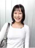 オン眉×顔まわりレイヤー