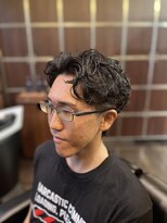 ビービードットコム/0084(BB.com/0084) 無造作センターパートパーマ