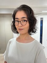 カットライン(CUTLINE)&nbsp;【BeforeAfter】ボブパーマ切りっぱなしボブ簡単スタイリング