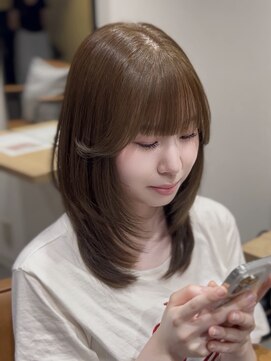 シェノン 奈良橿原店(CHAINON) 【奈良/橿原】夏大人気＊ミントベージュ×ハイレイヤーカット