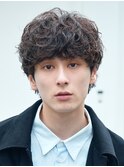 渋谷フェザーパーマ波巻きシャドウパーマツイストスパイラル緩め
