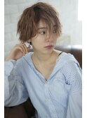 〈mielhair新宿〉抜け感ショート　デザインカラー