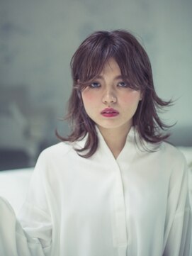 マンス ルージュ 博多店(Mince Rouge) 外ハネウエーブスタイル
