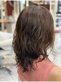 ルーズウェーブ×セミディレイヤー◎20代30代40代50代