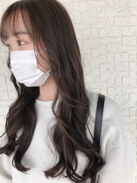 テラスヘア 新潟駅南(TERRACE hair) 透明感艶髪ミルクティーベージュ(ブリーチなし)