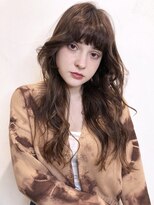 アイティーバイアルバム 松戸店(IT by ALBUM)&nbsp;ウルフレイヤーロング_カーキグレージュマッシュショート_8203