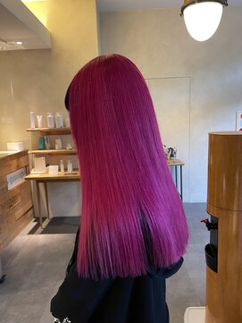 デコ(DECO) 《RYUSEI》ピンクカラーデザインカラー小顔ハイトーン髪質改善