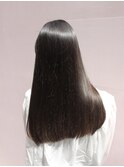 髪質改善*大人ガーリー暗髪グレージュカラー【Zina 福岡千早】