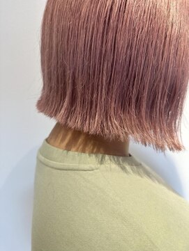 ネオヘアー 曳舟店(NEO Hair) ペールピンク/外ハネボブぷつっとボブピンキーショート曳舟