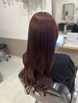 ヘアアンドメイク 心座(hair&make) 愛されチェリーピンク