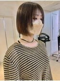 ボブ 前髪 髪質改善 ヘルシースタイル 吉祥寺 《宮坂紅》