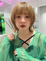 ロンドルーチェ 心斎橋(Lond luce)&nbsp;ダークアッシュ/ミディアムレイヤーカット［髪質改善/縮毛矯正］