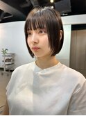 ★20代30代ナチュラルボブ/お洒落さん必見