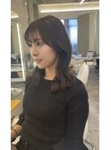 大人可愛いくびれヘアー　グレージュカラー【野呂朱里】