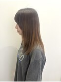 大人ハイライト×地毛風ストレート