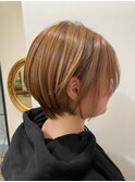 丸みショートボブ