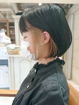 ラボヌールヘアーリアン 川越店(La Bonheur hair Lien) イヤリングベージュボブ☆