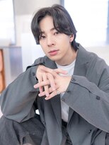 ケアリー 千葉ニュータウン中央(Carelly) ツイストパーマ七三オールバックマッシュウルフスリークショート