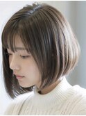 ミニボブ×前下がりボブ×小顔バング  20代30代40代 s06