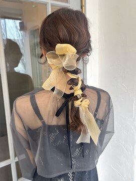 メッツァ(metsa) リボンでふわふわマキマキアレンジ