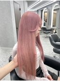 【天神美容室】ピンクヘアー×ホワイトピンク×秋色×学割