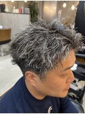 ツイストパーマ×ハイライト