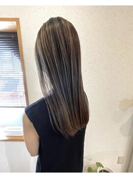 リアム ヘアアンドメイク(liam hair and make) 髪質改善カラー×ハイライト