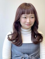 ブリーチなしのボルドーカラー/暖色系/ピンクブラウン　TS-51