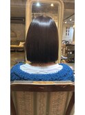 弱酸性縮毛矯正×ボブ