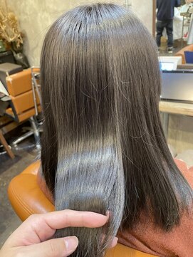 バディ 中野駅前店(BUDDY) オリーブグレー【中野美容室/ブリーチ/ダブルカラー/高円寺】