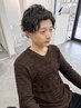 メンズカット＋ツイストスパイラルパーマ￥16500