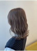 ブリーチなしベージュ