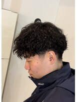 エッジ(EDGE)&nbsp;メンズ刈り上げマッシュツイストスパイラルパーマ