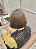 レディース　ボブ　髪質改善　美髪矯正【辻堂】