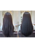 縮毛矯正beforeafter
