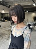 アプリコットオレンジ/くびれヘア/ウェーブショート［新潟］