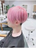 【DAYS原宿】ピンクベージュ　韓国マッシュブリーチデザイン