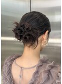 結婚式お呼ばれヘア/カチモリヘア