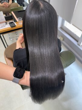 ヘアーアンドビューティーザ エフ(Hair Beauty the F) ＊髪質改善カラー_ブルーブラック_m245