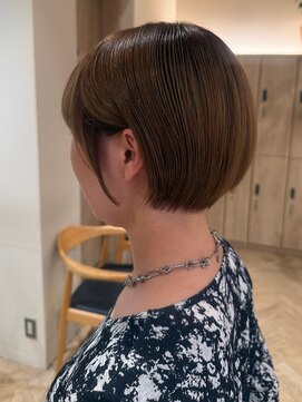 トリッカ シブヤ(TRICCA SHIBUYA) ショートボブ/ベージュカラー/髪質改善