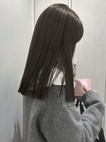 ガーデンヨコハマ(GARDEN YOKOHAMA)&nbsp;チャコールグレー ココアブラウン セミロング 透明感カラー 寒色