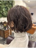 【Look at】レイヤーボブ似合わせカット着物ヘアダークアッシュ