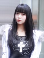 シオン(shion) 前髪カット顔周りレイヤー韓国ヘアダークアッシュ_F31404