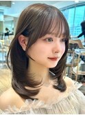 ☆レイヤーカット韓国ヘア小顔前髪顔まわりカット髪質改善銀座☆
