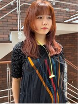 キー(kii) ブリーチなし/オレンジカラー/薬院美容室/20代/半個室サロン