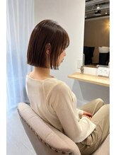 エイプリル(APRIL)&nbsp;ほんのり外ハネの切りっぱなしBob