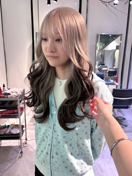 シェリ 天神(CHERIE) 三毛猫ルーツカラー × レイヤーカット