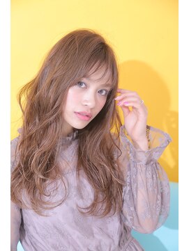 ジーナ セントラル銀座(Zina) 【Zina】大人かわいい無造作ベージュカラーロング