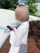 ヴェルダ 池袋店(verda)&nbsp;ケアブリーチでミルクベージュカラー＊fukuda